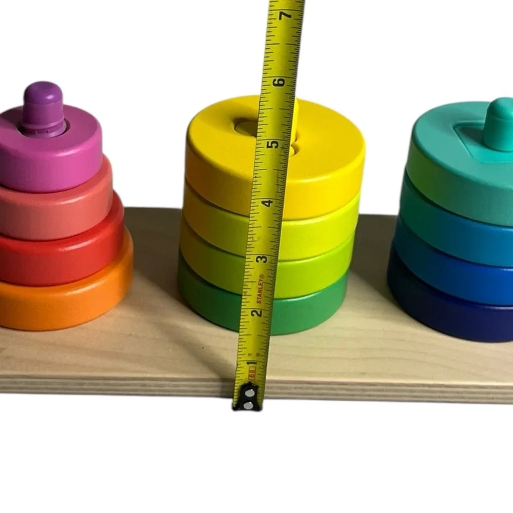 Lovevery Wood Sorting Stacking Shapes Colors Toy INVESTIGATOR Play Montessori